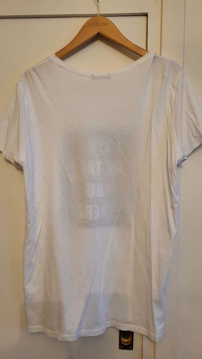 Tshirt blanc manches courtes - photo numéro 4