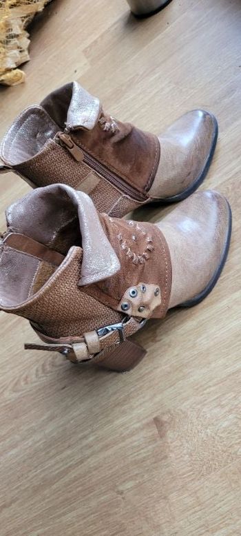 Bottine marron