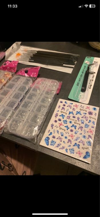 Ensemble pinceaux et autres