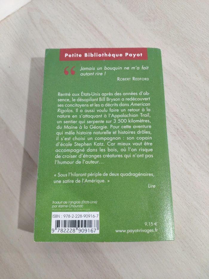 Livre poche Payot Voyageurs Promenons nous dans les bois Bill Bryson - photo numéro 7