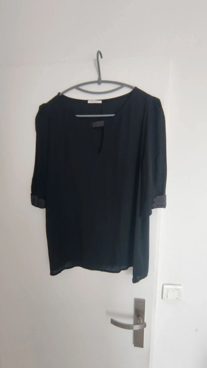 Blouse femme noir taille 42 Promod - photo numéro 3