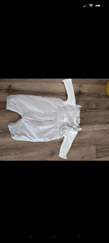 Ensemble haut + salopette