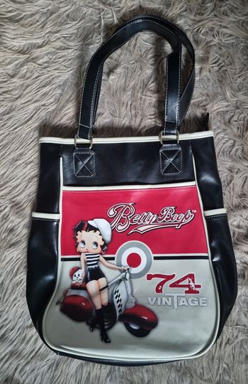 Sac à main Betty Boop 74 Vintage multiples rangements