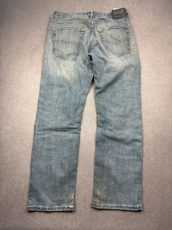 Jean pantalon coupe droite 561 noir bleu W32 L30 - photo numéro 4