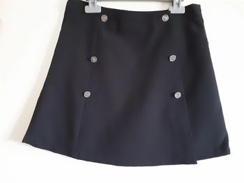 Jupe portefeuille noire