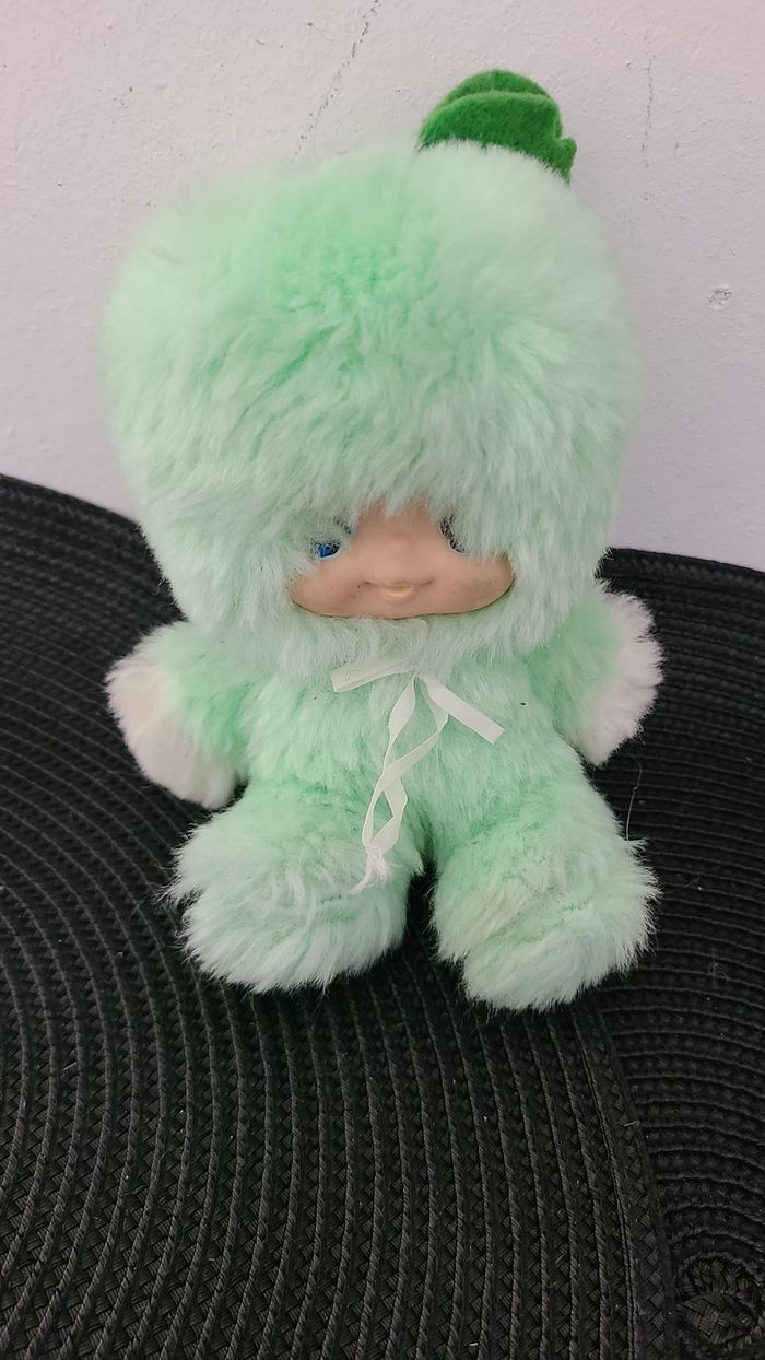 Peluche vintage Fruiti Takara Pomme verte