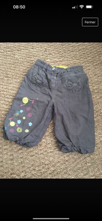 Pantalon gris 6 mois