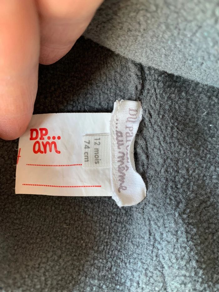 Bonnet à Pompon Chaud DPAM Bleu et Gris 1 An - photo numéro 2