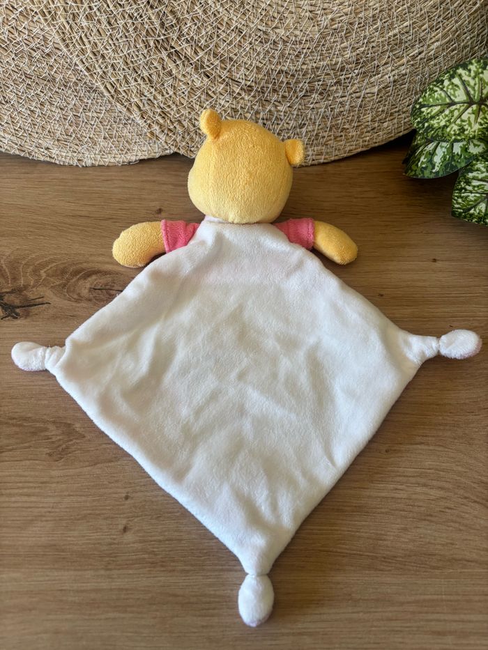 Doudou plat Winnie the pooh rose nuage blanc Disney Simba toys - photo numéro 3