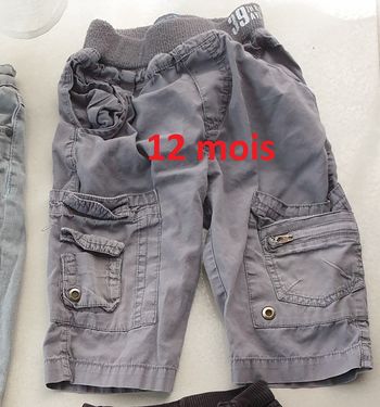 1 pantalon tissus  12 mois