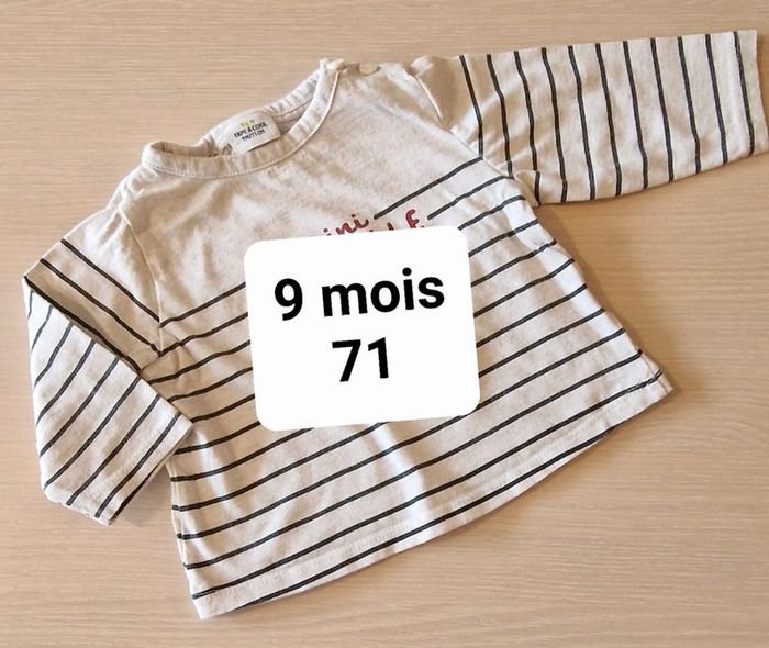 T-shirt longues manches fille