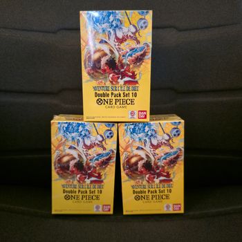 Lot 3 Bi-Pack One Piece OP-15 Aventure sur l'île de Dieu