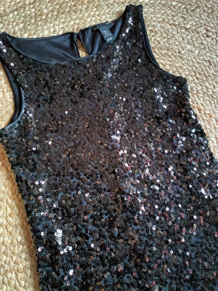 Jolie robe sequin xs h&m - photo numéro 3