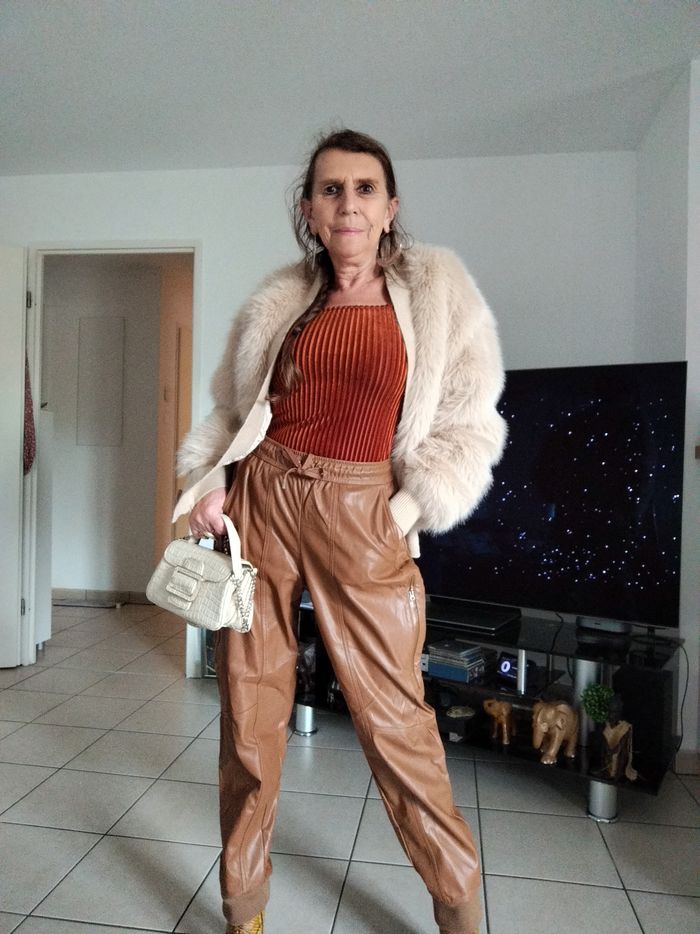 Pantalon simili cuir Rick Cardona New York - photo numéro 7