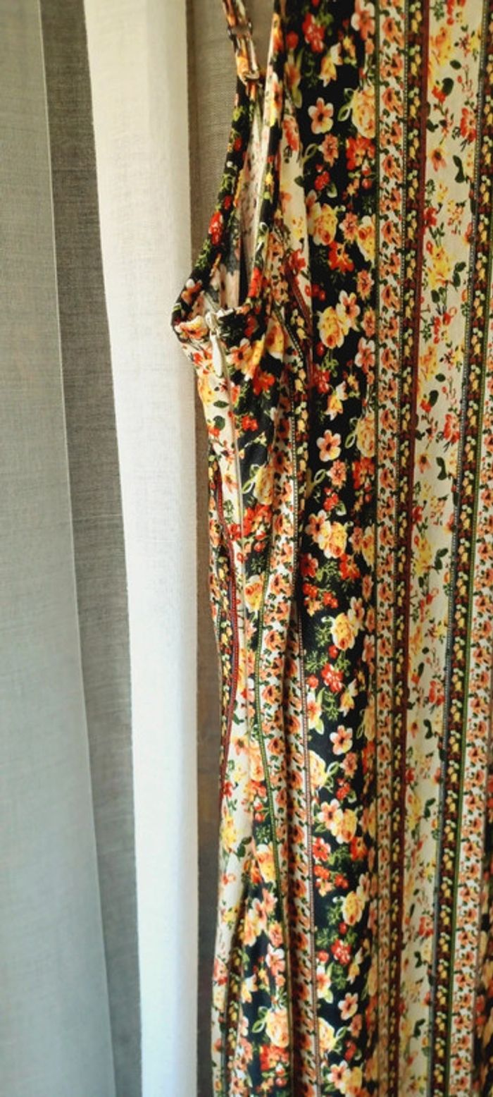 Robe longue femme Shein, motif fleuri, taille M, en très bon état. - photo numéro 5