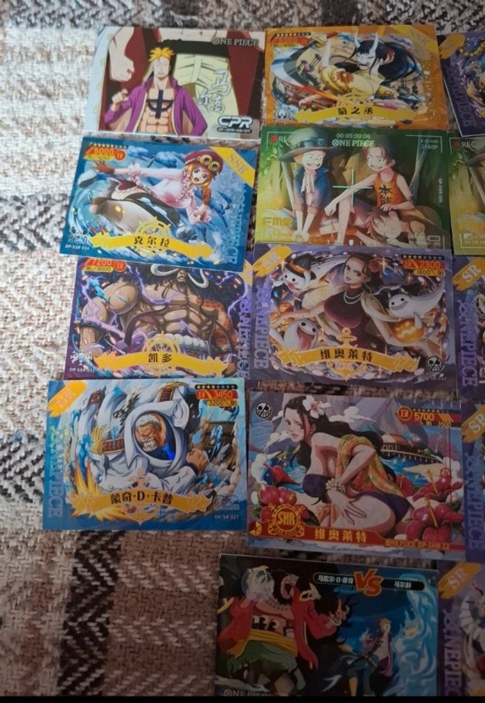Lot de 18 cartes one piece - photo numéro 2
