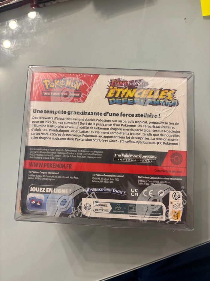 Pokémon - Écarlate et Violet – Display Etincelles Deferlantes EV08 (36 boosters) - photo numéro 2