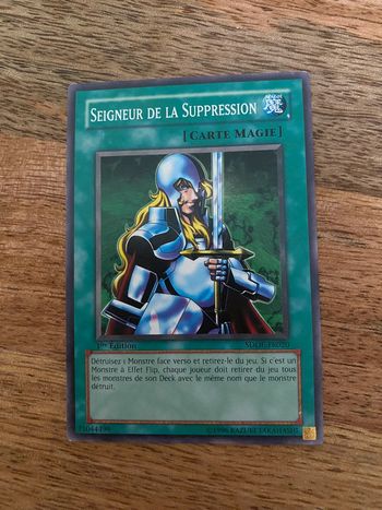 Carte Yu-Gi-Oh! Seigneur de la suppression SDDE-FR020 1ère édition