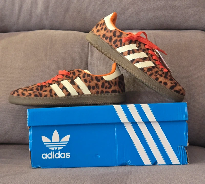 Adidas Samba Preloved Léopard Rouge 42