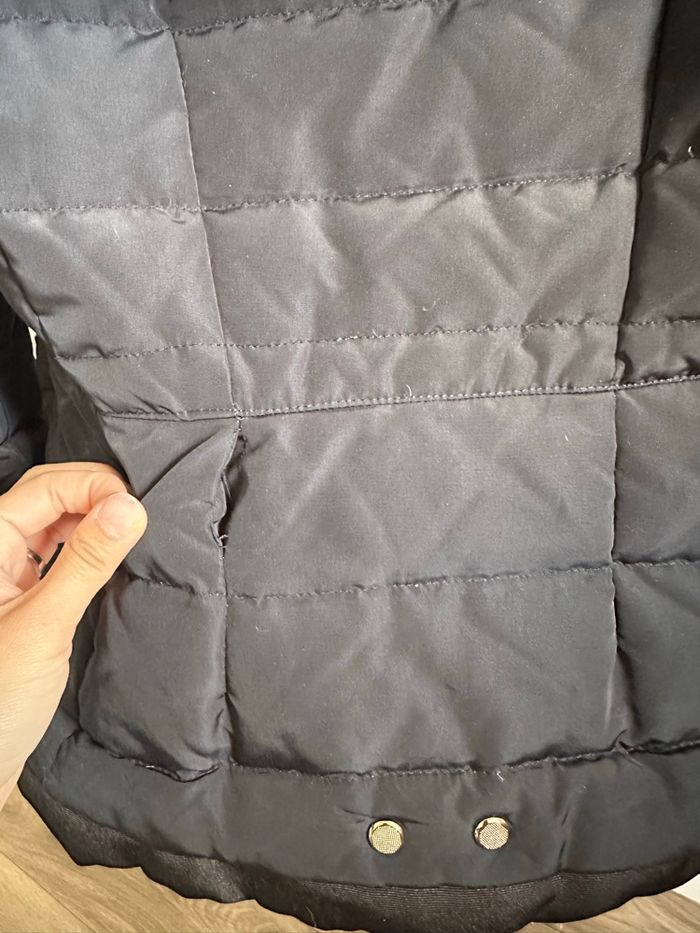 Zara doudouneà capuche fausse fourrure Taille XS - photo numéro 5