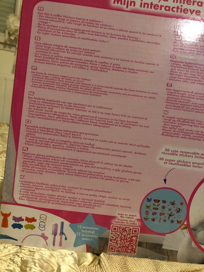 Tête à coiffer licorne interactive lexibook - photo numéro 5