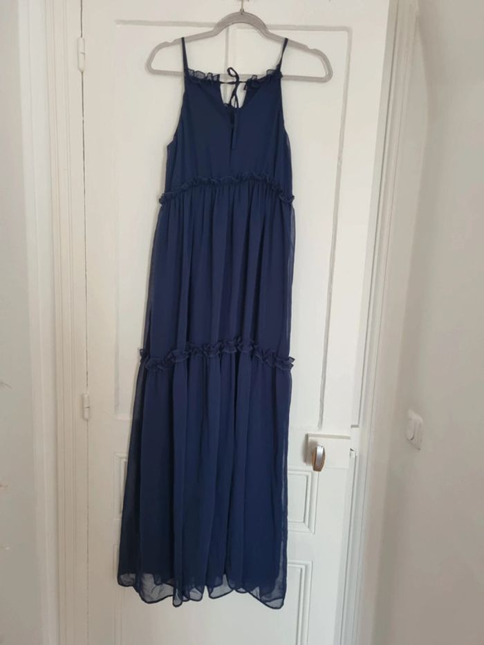 Robe longue bleu marine 38 naf naf neuve - photo numéro 7