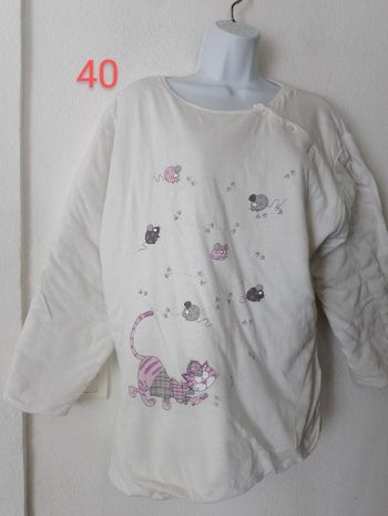 Haut nuit matelassé femme.40.