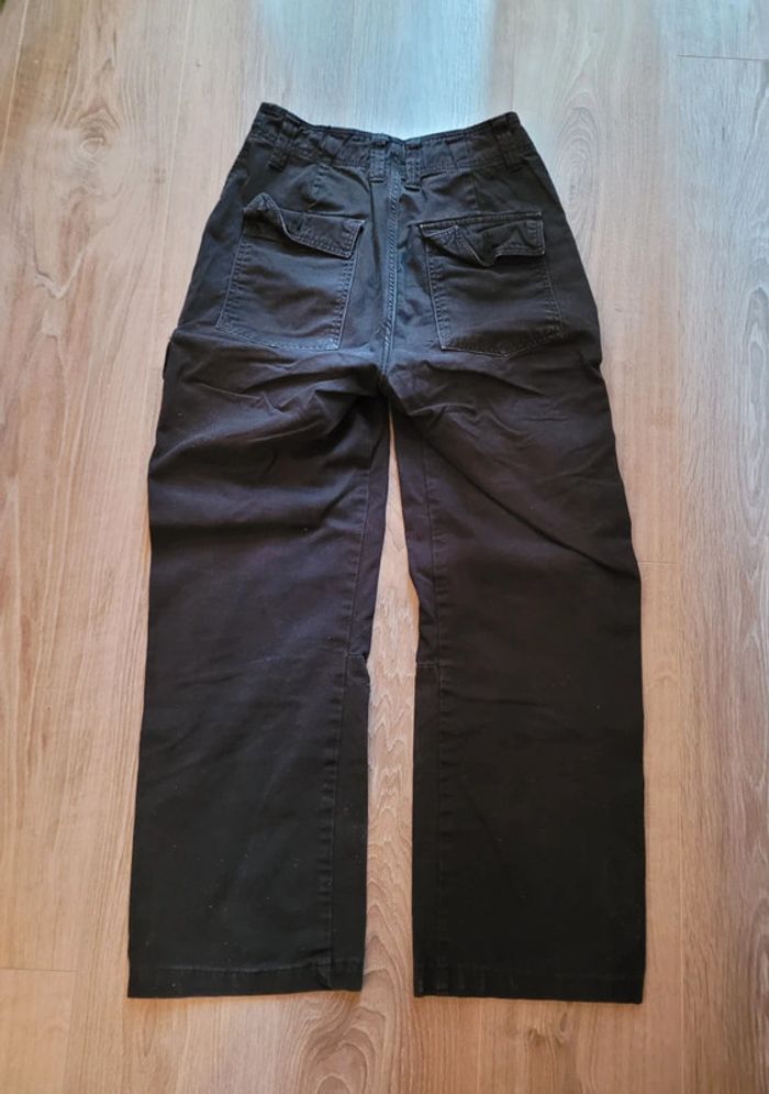 Pantalon cargo noir Bershka Taille 32 - photo numéro 4