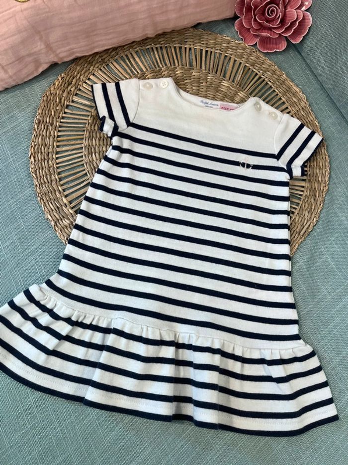 Robe marinière 6 mois 70 cm Ralph Lauren