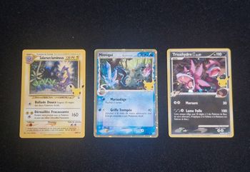 Lot 3 cartes promo Valisette Célébrations 🇫🇷