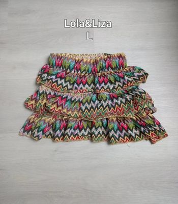 Jupe à volants multicouleurs Lola & Liza taille L