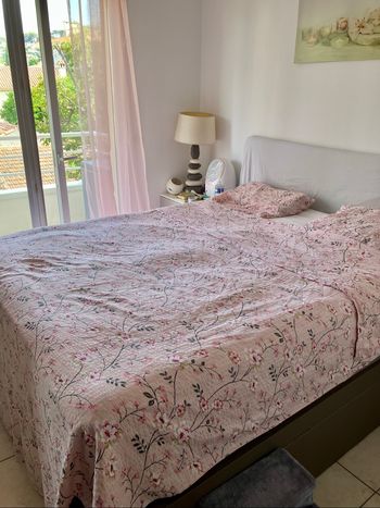 Parure de lit rose Fleurs de Cerisier en coton 🌸