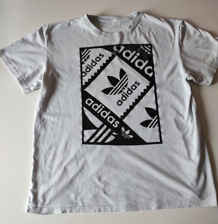 Lot de 8 t-shirts blancs hommes (Benson & Cherry, Adidas, Champion, Hollister, etc.) - photo numéro 6