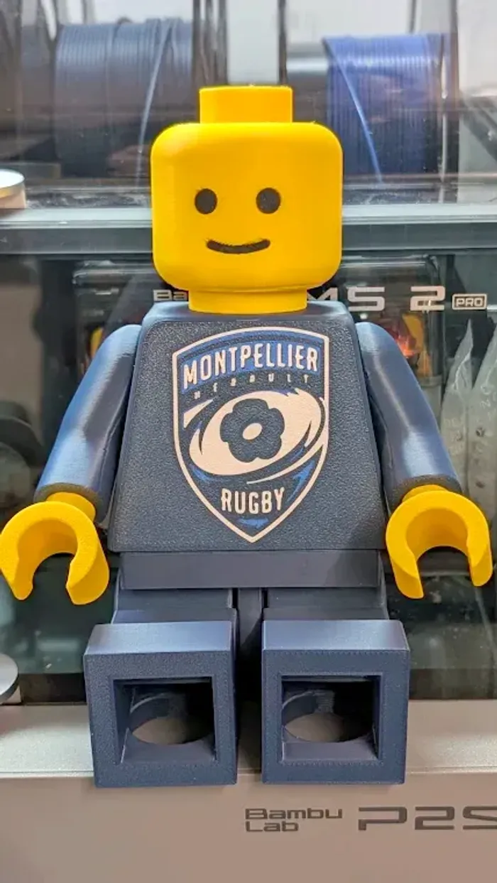 Figurine brique (20cm) - Montpellier Hérault Rugby (MHR) - photo numéro 2