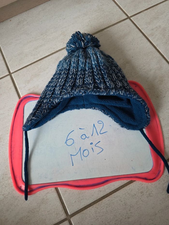 Bonnet garcon 6 a 12 mois