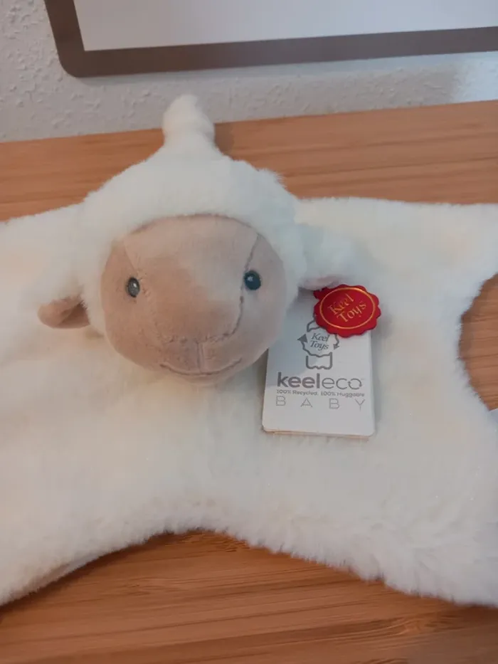 Peluche Doudou mouton keel toys neuf - photo numéro 2