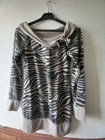 Haut long zebrer T : 40
