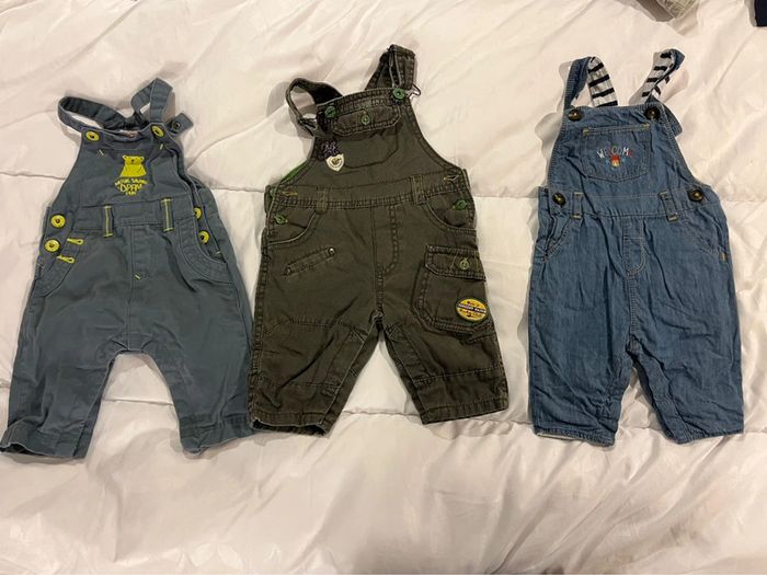 Lot de 3 salopettes 3M
