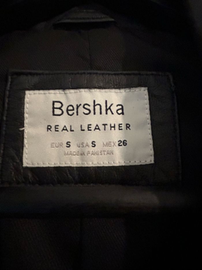 Veste en cuir Bershka - photo numéro 4