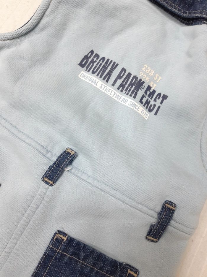 Combinaison en jean Kiabi 3 mois - photo numéro 4