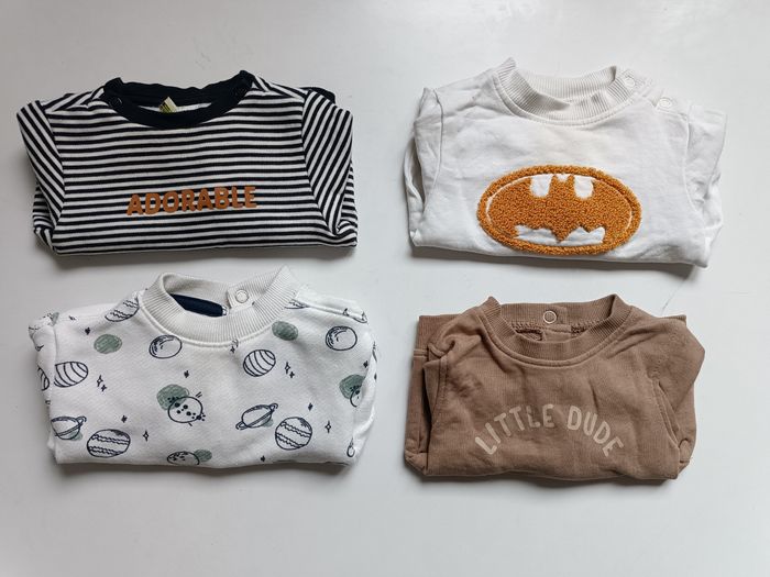 Lot de 4 sweats 3 mois