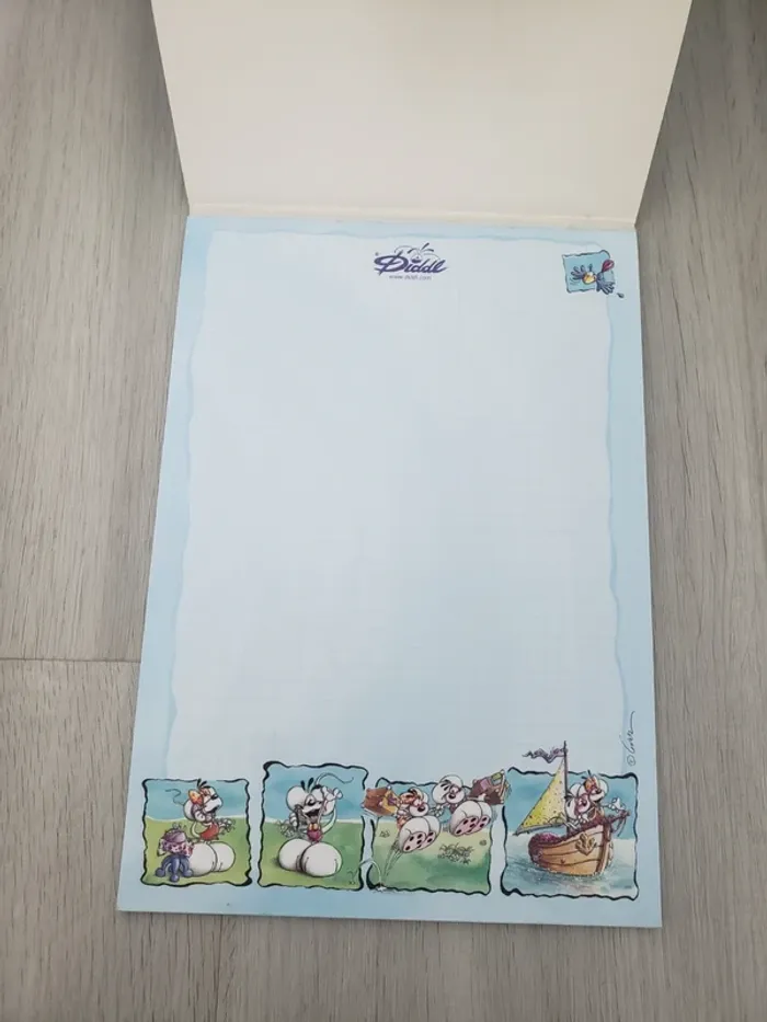 Bloc A5 avec Lot de 17 feuilles Diddl n°349 - photo numéro 3