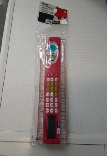 Regle calculatrice neuve calipage