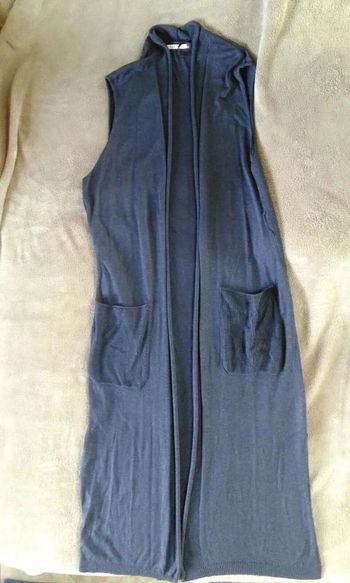 Gilet très long bleu marine Camaieu
TailleS
