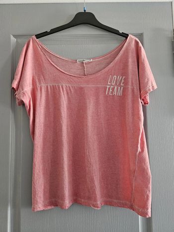 T-shirt à manches courtes femme - Taille S / 36 - Jennyfer - Rose pâle