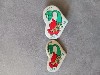 barrettes la petite sirene lot de 2