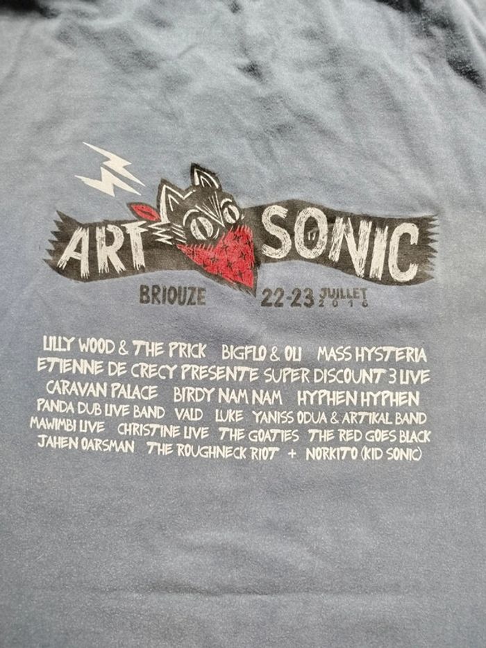 T-shirt Art Sonic - photo numéro 4