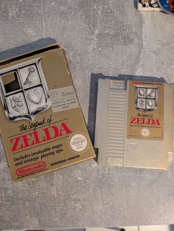 The legend of zelda nes European Version fah nes-zl-gps très rare