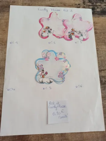 Feuille Diddl post-it édition Funky Flower 0,30€ l'unité