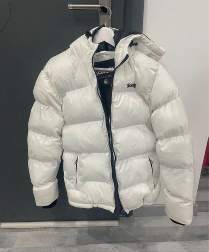 Doudoune Schott taille XS blanche - photo numéro 2